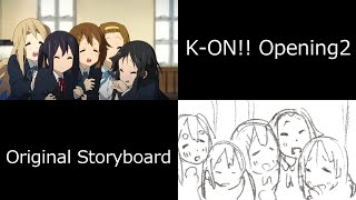 Kon Opening 2『 UtauyoMIRACLE 』Storyboard Comparison [upl. by Howe]