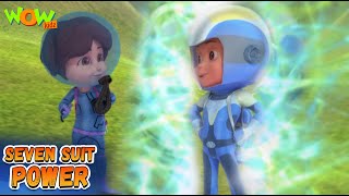 Seven Suit Compilation  01  Vir The Robot Boy  Cartoon for kids  wowkidz [upl. by Yclehc]