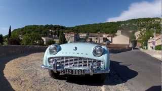 le sud de lArdèche en Triumph TR3 [upl. by Tomasine]