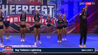 CheerFest 2017 Bay Twisters Lightning [upl. by Ostraw]