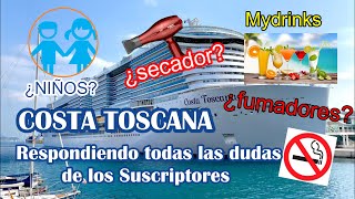 COSTA TOSCANA  Respondiendo todas las dudas 🚢 [upl. by Ihsir544]