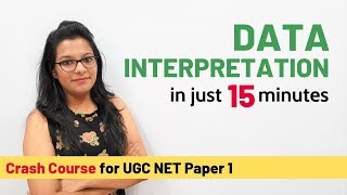 NTA UGC NET Paper 1 Data Interpretation Crash Course [upl. by Eltsryk]