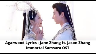 LyricsPinyinEng Agarwood by Jane Zhang and Jason Zhang  Immortal Samsara OST [upl. by Khano]