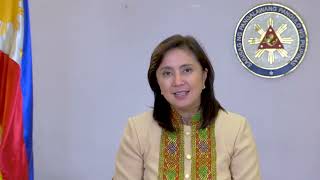 FORMER VP LENI ROBREDO MESSAGE TO THE ICCsIPs [upl. by Aititil]