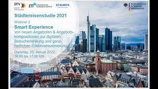 Insightwissen Städtetourismus Webinar 2 „Smart Experience“ [upl. by Bilow]