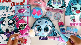 INSIDE OUT 2 ENVY Blind Bags 1 vs 100 Challenge DIY Skincare  Makeup insideout2 papercraft [upl. by Ahsinna]