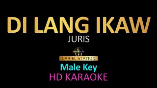 DI LANG IKAW  Juris Male key KARAOKE [upl. by Annairdna967]