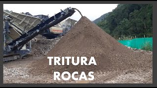 Vea como se Producen los MATERIALES AGREGADOS PARA CONCRETO  GRAVA Triturada ARENA y PIEDRA [upl. by Reahard]