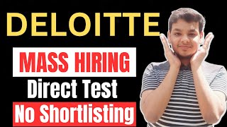 Deloitte Biggest Hiring for 2024 Batch  Latest Hiring  2022  2023  2024 Batch Hiring OFF Campus [upl. by Corb]