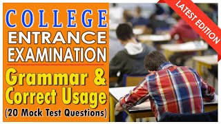 ENGLISH GRAMMAR REVIEWER AND MOCK TEST 1 COLLEGE ENTRANCE EXAMINATION UPCAT PUPCET USTET ACET DCAT [upl. by Caleb]