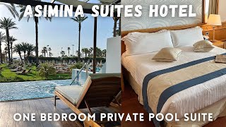 Executive One Bedroom Suite With Private Pool  Constantinou Bros Asimina Suites Hotel Cyprus [upl. by Delwin854]