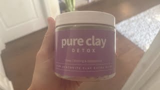 Pure Clay Detox Food Grade Organic Calcium Bentonite Clay Powder [upl. by Enyahs578]