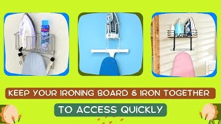 Best Iron Board Holder  Keep Your Ironing Board And Iron Together [upl. by Urbano]