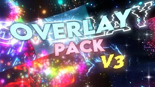 Overlay pack V3  50 OVERLAY  FOR EDITING ✨ [upl. by Anelas]