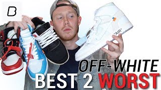 ENTIRE OFF WHITE X NIKE COLLECTION RANKED WORST TO BEST amp THEIR RESALE VALUES [upl. by Oirom873]