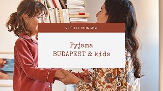 TUTORIEL  Coudre un pyjama femme et enfant  patron Budapest [upl. by Sirromed]