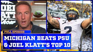 Michigan takes down Penn St without Harbaugh Jimbo is out at Texas AampM and Klatt’s Top 10 Rankings [upl. by Larsen]