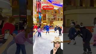 Ice skating sambil LoMpAtt⁉️ MagicaVAshow [upl. by Loydie]