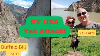 Harvest Hosts WYOMING Yak Farm amp Buffalo Bill Dam [upl. by Flavio]