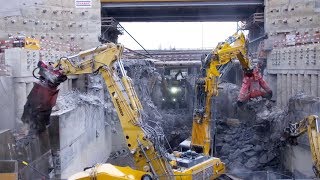 Aregger AG  Rückbau  Tunnel Hagnau [upl. by Leifer]