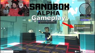 The Sandbox Alpha Gameplay  Day 1 Gameplay Quests amp Tutorial  Sandbox Metaverse [upl. by Tessi90]