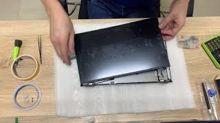 Laptop screen replacement  How to replace laptop screen on Asus UX433 [upl. by Aylat]