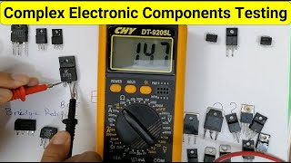 Complex Electronic Components Testing Mosfet Transistor Voltage regulator PWM IC Optoisolator [upl. by Alison274]