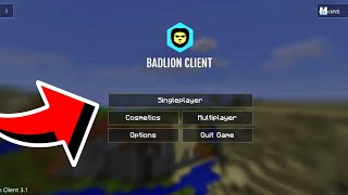 CLEANEST UI MCPE CLIENT  Badlion Client v31 [upl. by Etnaed]