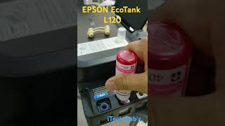 EPSON EcoTank L121 ink tank refill printer viralvideo epsonl121 epson viralreels viralshort [upl. by Aela521]