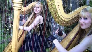 SMOKE ON THE WATER Deep Purple Harp Twins  HARP ROCK [upl. by Nirrad]