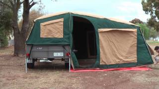 Camper Trailer Tent Setup [upl. by Sonitnatsnoc26]