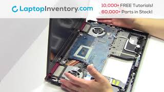 Dell Inspiron 7567 Fan Replacement  Heatsink Motherboard Installation Guide 7566 7778 P65F [upl. by Fantasia379]