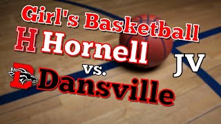 Hornell Lady Raiders JV vs Dansville Lady Mustangs JV Girls Basketball [upl. by Crutcher]