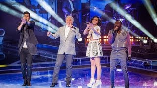 The Coaches Perform Beautiful Day  The Voice UK  Live Shows 1  BBC One [upl. by Ahcsat]