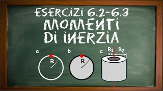 Calcolo momenti di inerzia esercizi 62 e 63 [upl. by Solohcin]