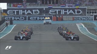 2017 Abu Dhabi Grand Prix Race Highlights [upl. by Tolliver472]