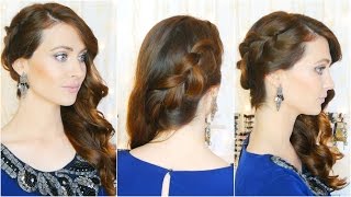 Peinado elegante de fiestaocasiones especiales Elegant and Easy Hairstyle for parties Lizy P [upl. by Leonard]