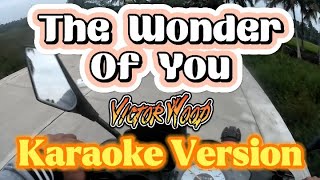 The Wonder Of You  Victor Wood  Karaoke Version [upl. by Anidene]