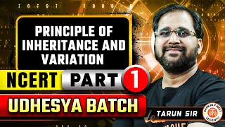 PRINCIPLE OF INHERITANCE AND VARIATION CLASS 12  NEET 2025 UDESHYA BATCH  BOTANY BY TARUN SIR [upl. by Kcirdor652]