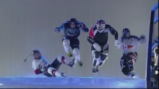 Extreme Downhill Ice Skating Red Bull Crashed Ice world championships [upl. by Garret]