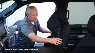 Universal Fit Seat Cover Installation Guide [upl. by Viens]