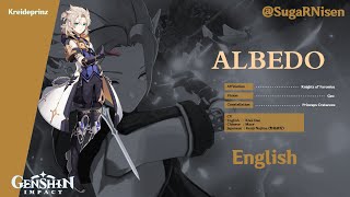 Albedo NEW Voice Line [upl. by Attalanta356]