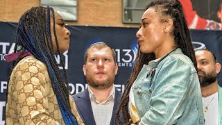 HEATED Claressa Shields vs Hanna Gabriels 2 • PRESS CONFERENCE HIGHLIGHTS [upl. by Jilly]