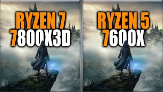 Ryzen 7 7800X3D vs 7600X Benchmarks  Tested in 15 Games and Applications [upl. by Malvia251]