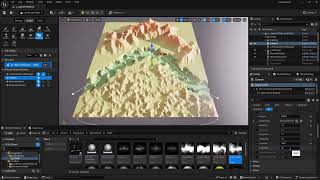 Unreal Engine Landmass Brush  PCG  Video02 [upl. by Yelssew]
