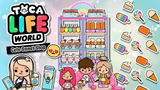 Toca Life World Ice Cream Cake Smoothies and Candies Shop  Toca Boca  NecoLawPie [upl. by Pattani]