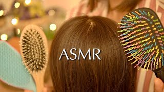 ASMR 10 Triggers Of Extremely Tingly Hair Brushing  No Talking [upl. by Yelac]