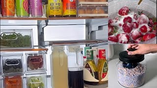 ASMR KITCHEN LAUNDRY ORGANIZE RESTOCK TIKTOK [upl. by Ytsihc]