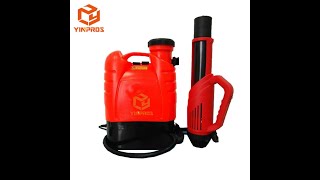 lithium battery operated fogger disinfectant electrostatic sprayer [upl. by Ardis]