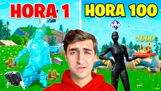 Practiqué Fortnite por 100 HRS SEGUIDAS ¿MEJORÉ [upl. by Aleafar]